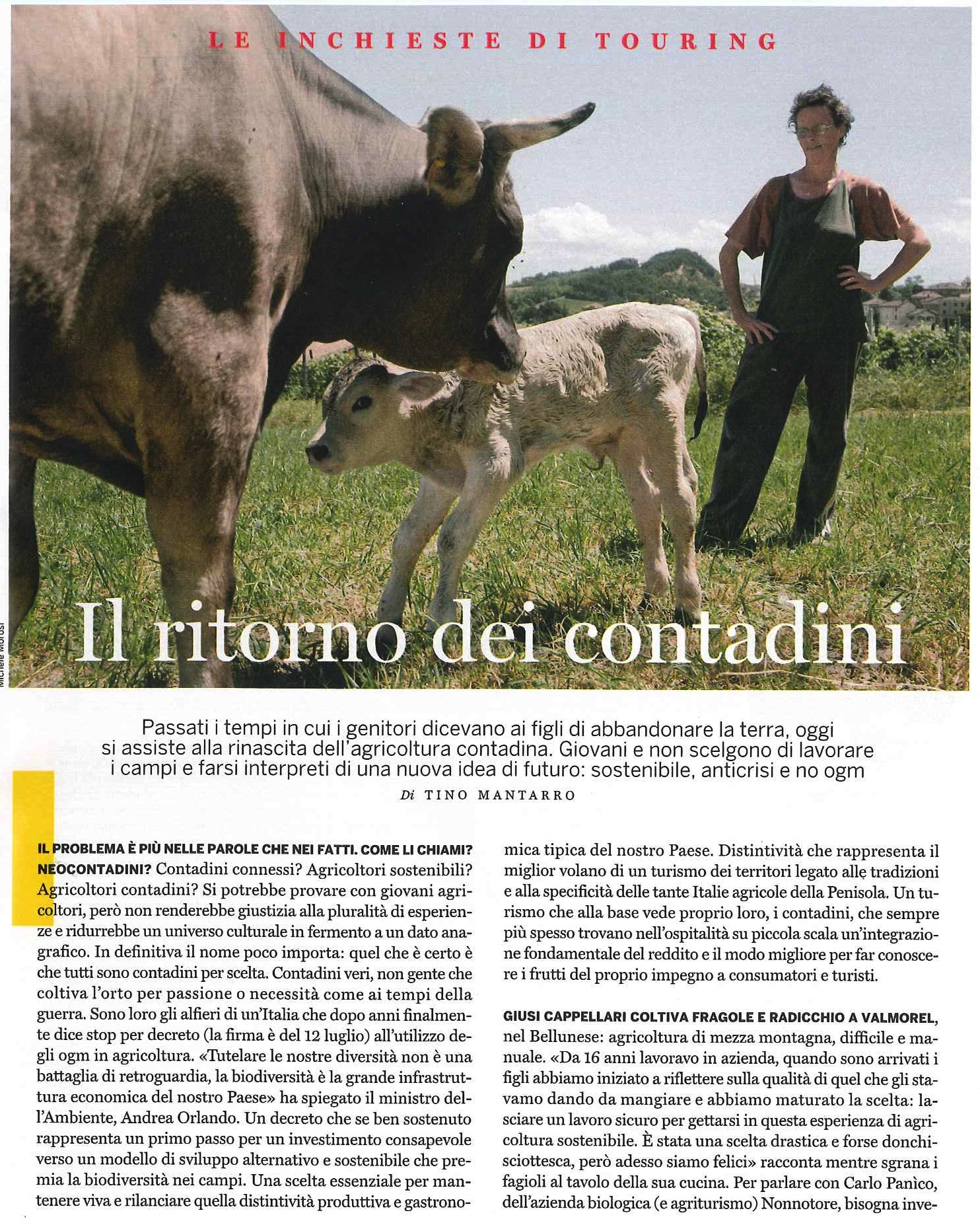 il ritorno dei contadini