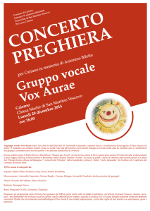 cairano concerto preghiera