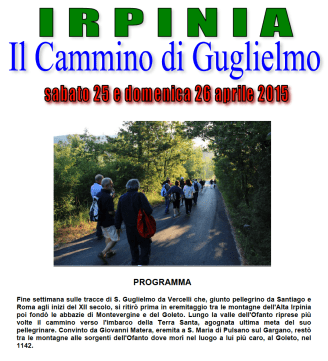 il cammino di guglielmo Tci