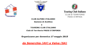 CAI TCI Senerchia Valva Laviano 17 maggio 2015
