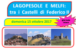 CdT di Salerno e Paesi d’Irpinia – Lagopesole e Melfi – domenica 15 ottobre&nbsp;2017