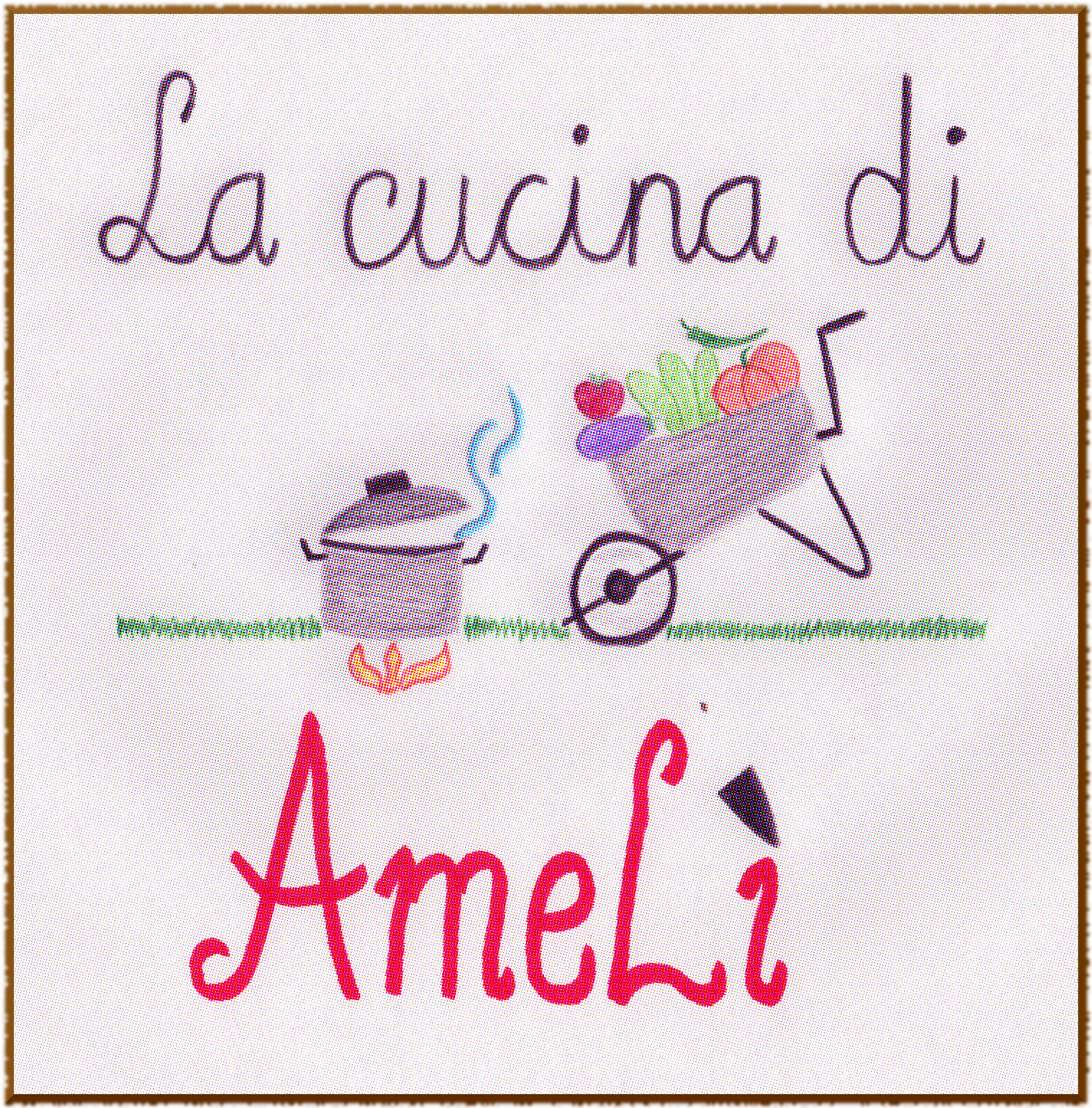 Logo Amelì bordo frastagliato